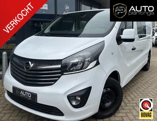 Opel Vivaro 1.6 CDTI L2H1 DC Sport EcoFlex | Dubbel Cabine | NL AUTO | Trekhaak | Achteruitrijcamera | Navigatie | Airco | Parkeersensoren |