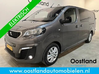 Peugeot e-Expert EV L3 DC Dubbel Cabine 75 kWh / 2X Schuifdeur / Trekhaak / Camera / Leder / CarPlay / Navigatie / Clima / Cruise / 49.300 KM !!