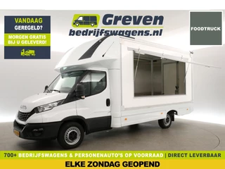 Iveco Daily 35S14 2.3 410 | Foodtruck | Verkoopwagen | Luifel | Patatwagen | Eventtruck | Patatkraam | Frietwagen | Snackwagen | Zijdeur | Airco Treeplank