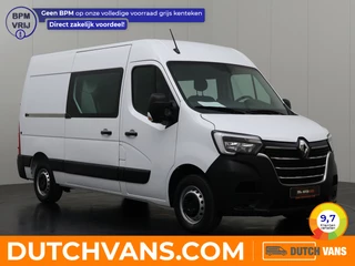 Renault Master 2.3DCi 150PK L2H2 Dubbele Cabine | 7-Persoons | Multimedia | Airco | Cruise | Trekhaak