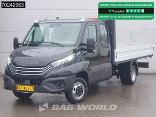 Iveco Daily 35C18 3.0L Automaat 180PK 2025-Model Open laadbak Dubbel Cabine Navi ACC LED 3,5T Trekvermogen Euro6 Pritsche Pickup Airco Dubbel cabine