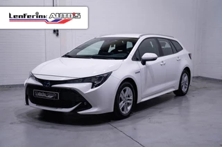 Toyota Corolla Touring Sports 2.0 Hybrid Dynamic navigatie privateglas afneembare trekhaak allu-dakrail camera multi-stuurbediening service-boekje aanwezig schakelflippers aan het stuur key-less entry en start