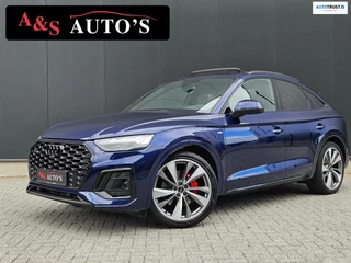 Audi Q5 Sportback 55 TFSI e Quattro Competition 3x S line Pano Luchtvering Rs stoelen Memory 360camera Trekhaak keyless Leder