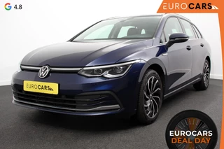 Volkswagen Golf Variant 1.5 eTSI 150pk DSG Style | Navigatie | Apple Carplay/Android Auto | Climate Control | Camera | Parkeersensoren | Park Assist | Adaptive Cruise control | Wegklapbare trekhaak | Stoel- en stuurverwarming | Climatronic | Virtual Cockpit