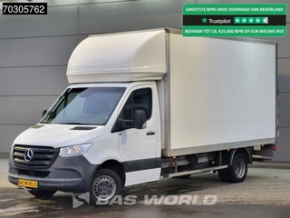 Mercedes Sprinter 514 CDI Laadklep Zijdeur Dubbellucht Bakwagen Airco Cruise D'Hollandia Euro6 Meubelbak Koffer Airco Cruise control
