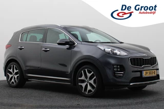 Kia Sportage 1.6 T-GDI 4WD GT-Line Automaat Panoramadak, Leer, Camera, Navigatie, Stuur-/Stoelverw., 19"