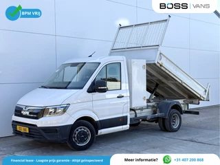 MAN TGE 5.120 2.0 TDI Kipper Dubbellucht Carplay Trekhaak Airco Camera Benne Tipper