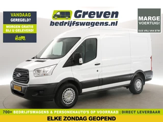 Ford Transit 350 2.0 TDCI L2H2 | MARGE! | 2800KG Trekgew. Airco Cruise PDC 3 Persoons Elektrpakket