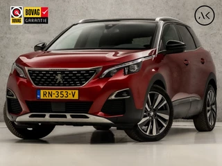Peugeot 3008 1.2 PureTech GT Line (APPLE CARPLAY, GROOT NAVI, 360 CAMERA, LEDER, KEYLESS, SPORTSTOELEN, LED KOPLAMPEN, GETINT GLAS, ZWART HEMEL, NIEUWSTAAT)