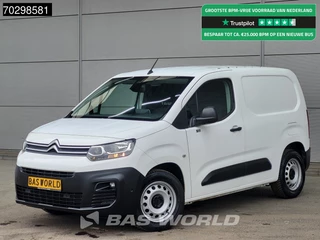 Citroën Berlingo Automaat L1H1 Emissievrij Navi Airco Cruise Parkeersensoren Werkplaatsinrichting Euro6 L1 Kompakt Airco Cruise control