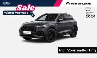 Audi Q5 S edition Competition 50 TFSIe 299 pk · Bang & olufsen premium 3d · Bekleding Leder/Alcantara · Comfortsleutel, voetsensor