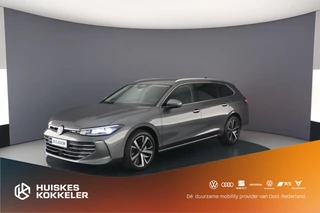 Hoofdafbeelding Volkswagen Passat Volkswagen Passat Variant Business 1.5 eTSI 150pk DSG Automaat Trekhaak, Adaptive cruise control, LED matrix koplampen, 360 camera, Harman Kardon audio, Navigatie, Stuurwiel verwarmd, Achteruitrijcamera, Stoelverwarming