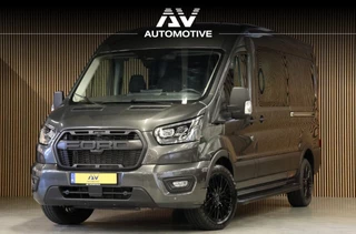 Ford Transit 350 2.0 TDCI L3H2 165PK AUT Limited DC | L+R Schuifdeur | 360 Camera | ACC | Navigatie | Bi-Xenon | Lane assist | BLIS | CarPlay | Trekhaak | 7-Zitter | Dubbel Cabine | Facelift model MY2025