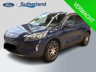 Ford Kuga 2.5 PHEV Titanium X | 2 bandensets | Trekhaak | Bang&Olufsen | Half leder | Adaptive cruise control | Winter pack | Dodehoeksensoren