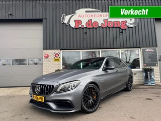 Mercedes-Benz C-Klasse C63 S AMG Premium plus Facelift Sportuitlaat Keramisch Kuipstoelen Carbon Parfum Ram vol!