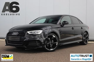 Audi A3 Limousine 35 TFSI CoD Advance Sport 150PK Automaat Black optic Virtual Cockpit 18 inch Navigatie Clima Cruise Stoelverwarming PDC Carplay Android Bluetooth Full LED All-Season Banden S-Line