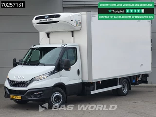 Iveco Daily 72C21 3.0L Koelwagen Laadklep Thermo King T-600R 380V Luchtvering Koelwagen Airco Cruise Camera Koeler Koel Kühlwagen 28m3 Airco Cruise control