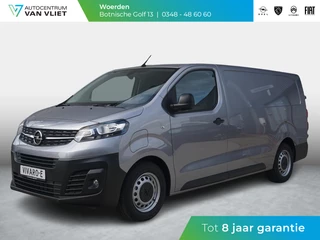 Hoofdafbeelding Opel Vivaro-e Opel Vivaro Electric L3 75 kWh | tot 8 jaar garantie | navigatie incl. Apple Carplay | airco | parkeersensoren | e-Call pakket | 3-zitplaatsen | rijklaarprijs