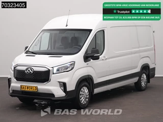 Maxus eDeliver 9 Elektrisch 72kWh 288km WLTP Stad 204PK Snelladen L3H2 LED Airco Cruise Camera Parkeersensoren Euro6 L3 Airco Cruise control