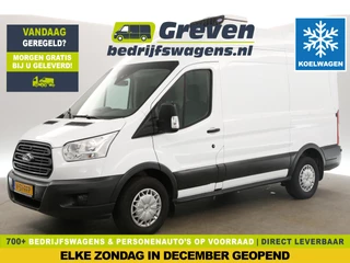 Ford Transit 350 2.2 TDCI L2H2 155PK 2800KG Trekgew. Koelwagen Airco Cruise PDC Koelauto 3 Persoons Koeling Elektrpakket