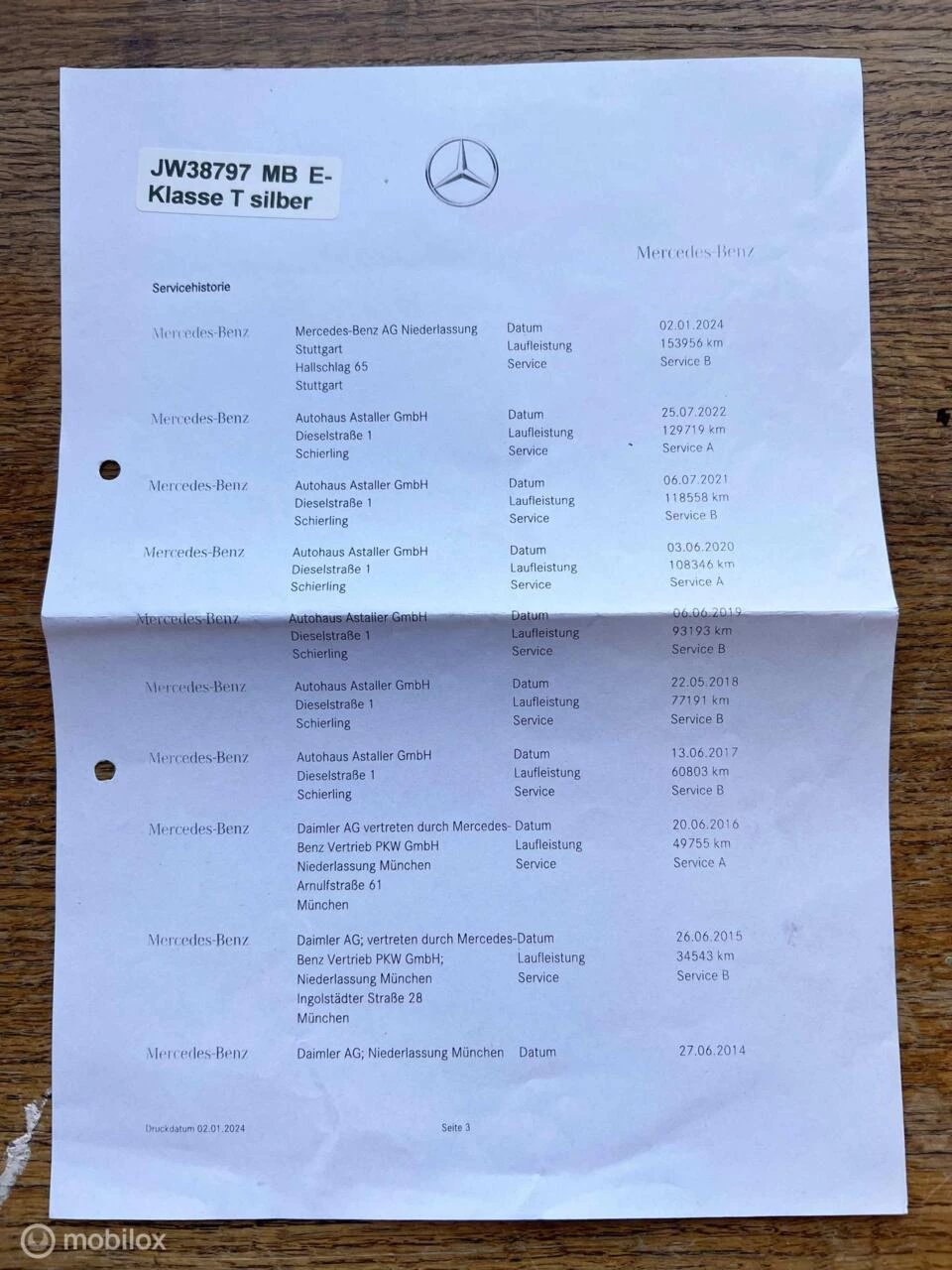 Hoofdafbeelding Mercedes-Benz E-Klasse