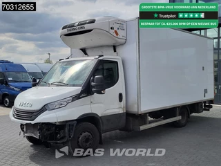 Iveco Daily 72C21 Schade/Damage! 3.0L Automaat Laadklep Koelwagen 210PK Dubbellucht  Thermoking T-600R Airco Cruise Euro6 Koel Koeler Kühl Kühler Kühlwagen Kühlkoffer Airco Cruise control
