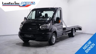 Ford Transit 2.0 TDCI 170 pk Autotransporter Airco, Luchtvering, Trekhaak 2.800 kg, Dubbel lucht achter, 3-Zits