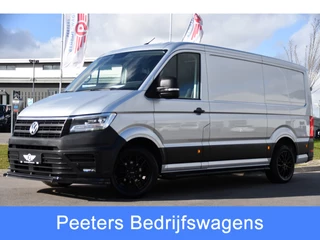 Hoofdafbeelding Volkswagen Crafter Volkswagen Crafter 35 2.0 TDI L3H2 Highline PB Edition Adaptieve Cruise, Camera, Carplay, Clima, LED, Stoelverwarming, Multimedia, Sensoren, Uniek!