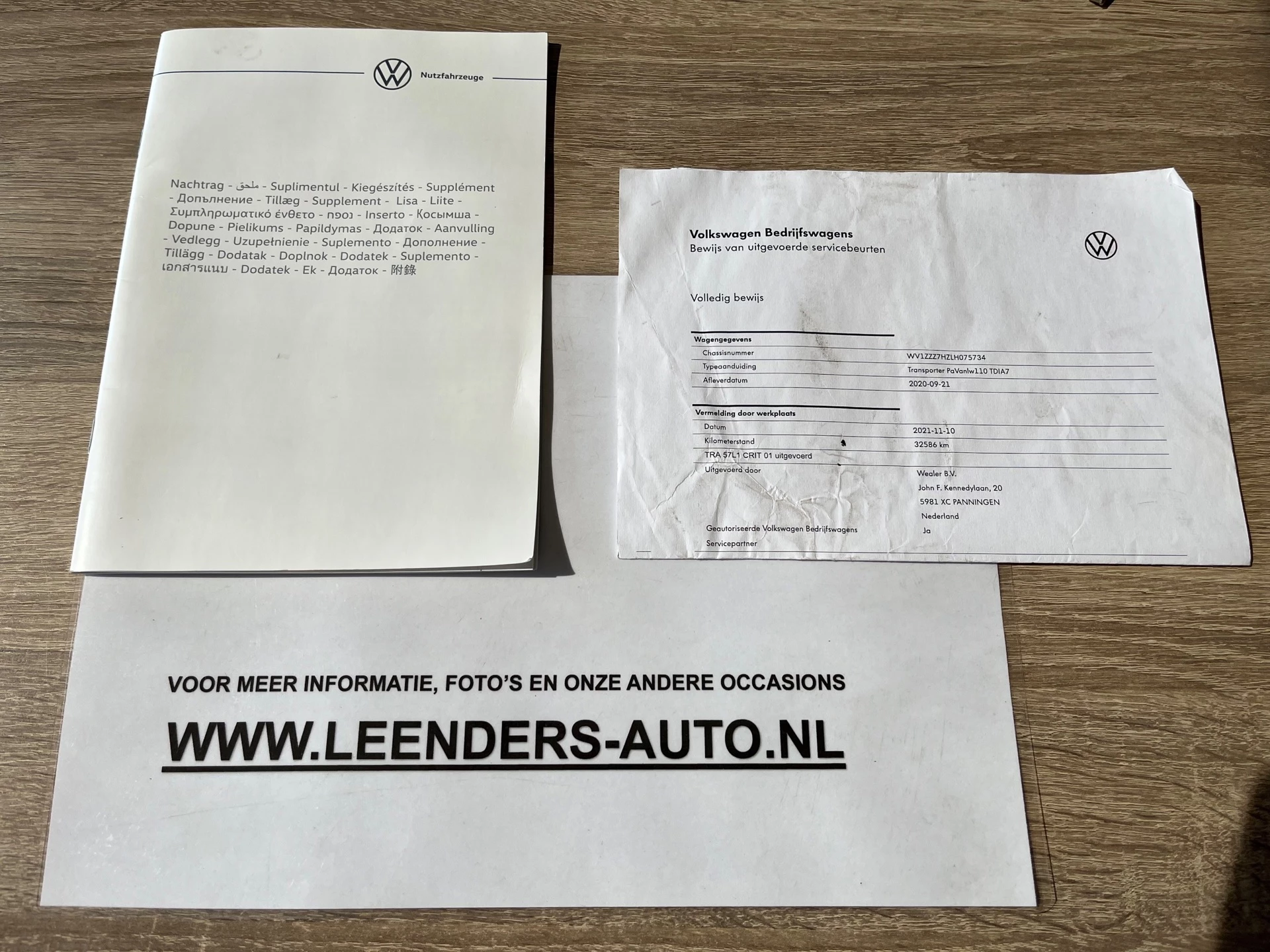 Hoofdafbeelding Volkswagen Transporter