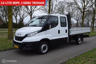 Iveco Daily 35S16D 3.0 160PK EURO-6 | Open Laadbak | 7-persoons Pick-UP | Dubbele Cabine