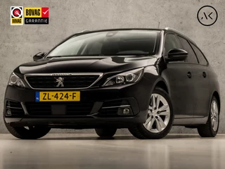Peugeot 308 SW 1.2 PureTech Sport (PANORAMADAK, APPLE CARPLAY, LEDER, GROOT NAVI, SPORTSTOELEN, PARKEERSENSOREN, TREKHAAK, GETINT GLAS, LANE ASSIST, NIEUWSTAAT)