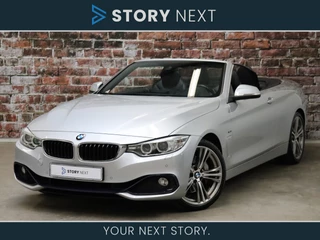 BMW 4 Serie Cabrio 435i High Executive Sport Line Automaat / Head-Up Display / Adaptieve bochtverlichting / Achteruitrijcamera / Stoelverwarming / DAB / Hifi / Cruise Control / Leder / 19 Inch / Navigatie Professional / Air Collar