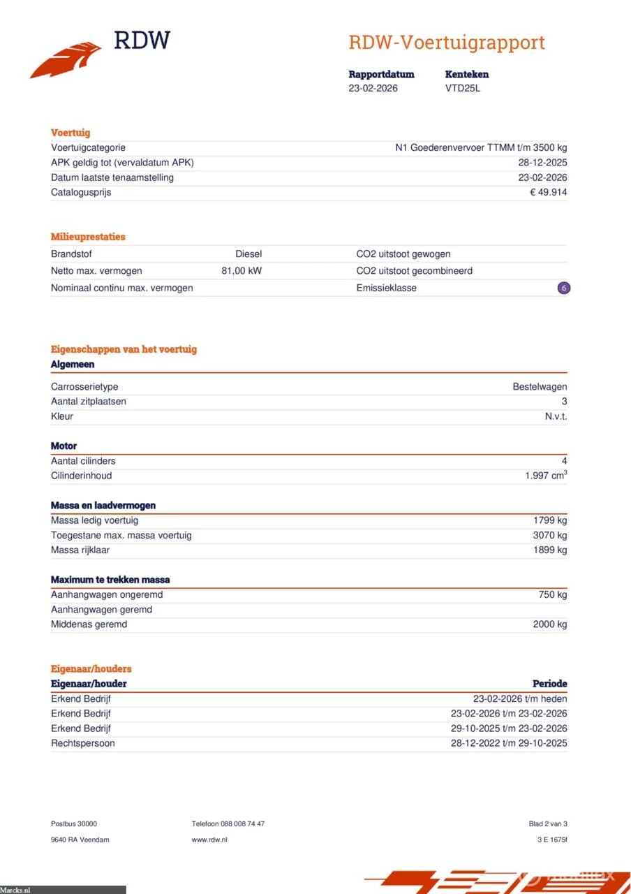 Hoofdafbeelding Renault Trafic