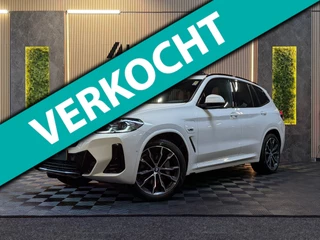 BMW X3 GERESERVEERD! XDrive30e High Executive M-SPORT|PANO|HuD|LASER|CARPLAY|TREKHAAK|SFEERVERLICHTING|STUURVERWARMING|292PK