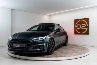 Audi S5 Sportback 3.0 TFSI A5 Quattro Pro Line+ 354PK | Satin Army | Pano | B&O | Sfeer | Dodehoek+ACC | VOL! 12 MND Garantie!