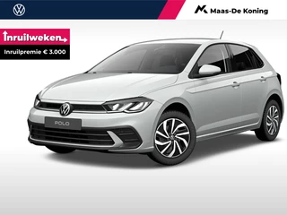 Hoofdafbeelding Volkswagen Polo Volkswagen Polo Life Edition 1.0 TSI 95 pk 5 versn. Hand  · Achteruitrijcamera ·