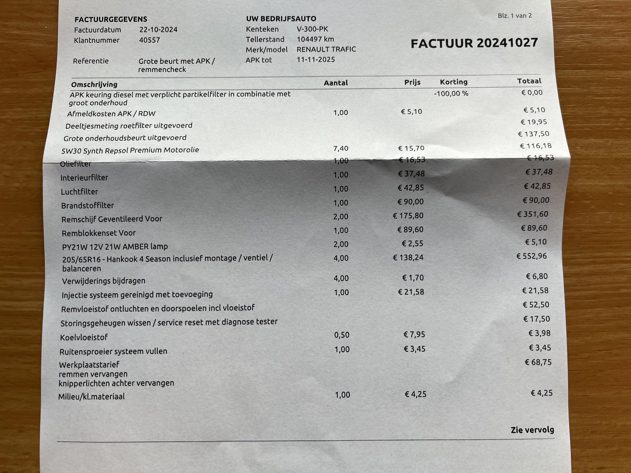 Hoofdafbeelding Renault Trafic