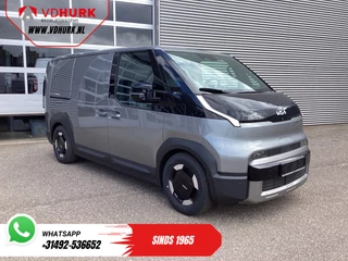 Kia PV5 Elite Executive 71.2 kWh 416 km WLTP L2 Warmtepomp/ 2x Schuifdeur/ Stoelvent./ Stoelverw./ Adapt.Cruise/ Leder/ Navi/ Carplay/ 360 Camera/ Climate