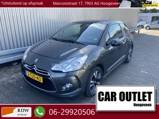 Hoofdafbeelding Citroën DS3 Citroën DS3 1.2 VTi So Chic Leer, Clima, CC, Navi, PDC, LM, nw. APK – Inruil Mogelijk –