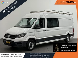 Volkswagen Crafter 35 2.0 TDI L4H3 Dubbele Cabine Automaat Navi Airco Cruise Control Imperiaal&Ladder Trekhaak