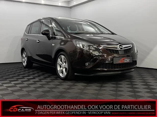 Opel Zafira Tourer 1.4 Cosmo 7p. Pano, Leder, Camera, Navi, Cruise control, Stoelverwarming, Lichtmetalen velgen