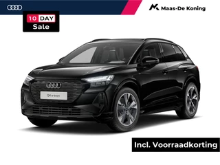 Hoofdafbeelding Audi Q4 e-tron Audi Q4 e-tron 45 quattro S Edition 286 PK · Elek. wegklapbare trekhaak · Glazen panoramadak · Assistentiepakket plus · Comfortpakket