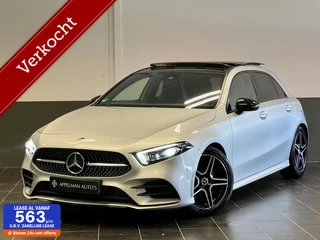 Hoofdafbeelding Mercedes-Benz A-Klasse Mercedes A-klasse 220 AMG Night | Memory | Pano | Camera | Sfeer | Carplay |
