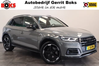 Audi Q5 2.0 TFSI quattro Sport S Line Black Edition QUANTUM GRIJS Head up Leder Panorama dak