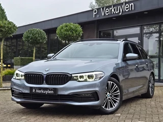 BMW 5 Serie 520I SPORTLINE I PANORAMA I SPORTSTOELEN I CAMERA I TREKHAAK I