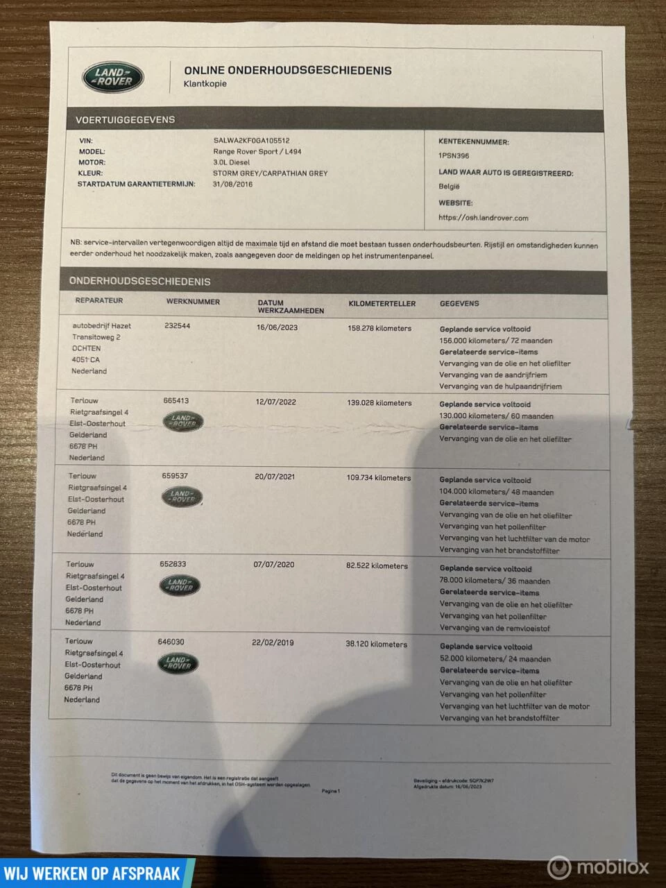 Hoofdafbeelding Land Rover Range Rover Sport
