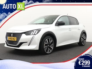 Hoofdafbeelding Peugeot e-208 Peugeot e-208 EV GT 350 50 kWh Leder/Alcantara Adapt.Cruise Dodehoek