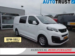 Peugeot Expert 2.0 BlueHDI 120PK, L3, Dubbel Cabine, Airco, 2 x Schuifdeur, Marge-auto