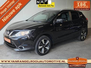Nissan Qashqai 1.2 Tekna, pano, stoelverw., half leer, clima, cruise, 18"