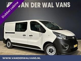 Opel Vivaro 1.6 CDTI 125 pk L2H1 Dubbele Cabine Euro6 Airco | Navigatie | Camera | 5-Zits | Trekhaak cruisecontrol, parkeersensoren